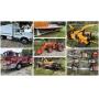 Hahn Fire Truck/Equipment Hauler, 2000 International Chipper Truck, Trailers