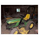 John Deere 4100 Tractor, JD Mower, Yard Tools, Furniture, Collectibles, Appliances