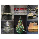Antiques, Covered Hens, Costume Jewelry, Cambridge Glass, Vintage And Modern Christmas D&eacute;cor, Advertising, Tadmor Lodge Items, MCM Pottery And Glass 