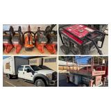 
	Trucks, Lift, Trailers, Generators, Contractor Tools, Scaffolding, Office Equipment, Restoration & Sealant Tooling

	&nbsp;
