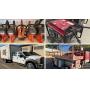 
	Trucks, Lift, Trailers, Generators, Contractor Tools, Scaffolding, Office Equipment, Restoration &amp; Sealant Tooling

	&nbsp;
