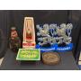 Glassware, Antiques, Advertising Items, Department 56 Snow Babies, Signs