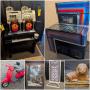 Antique Jennings/Mills Slot Machines, Seeburg Jukebox, Vinyl Records, Jewelry, Antiques, Coins, Regina Disc Music Box, Civil War Prints, Vintage Toys, Scooter, Railroad Items