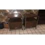 Pair of rollaround microwave stands