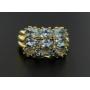 Genuine 2.00 ct Blue Topaz Anniversary Ring