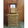 3 DRAWER CHEST & SHELF